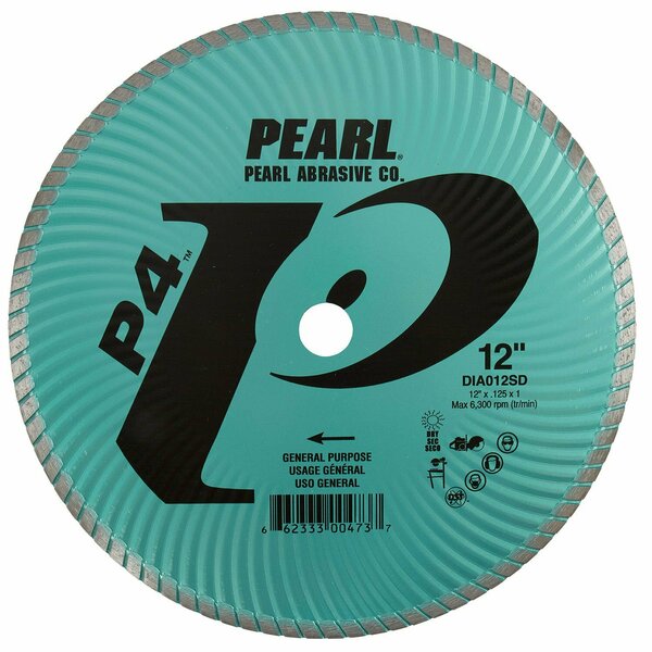 Pearl P4 SD Turbo Blade 12 in. X125X1 Uses Adapter #116322 DIA012SD